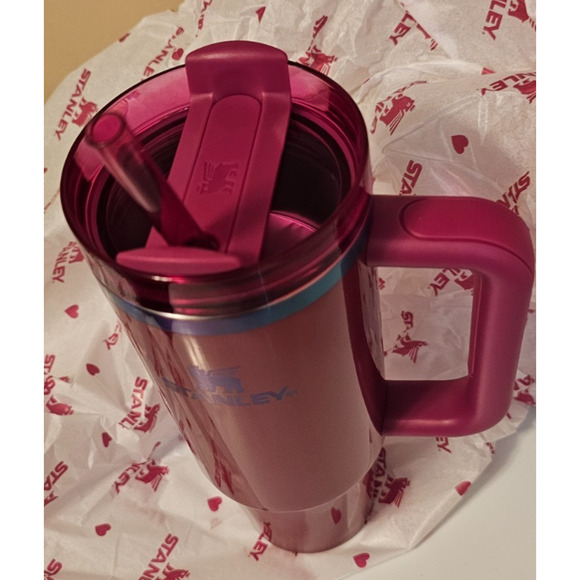 Stanley Berry Truffle Valentines Day Flowstate Quencher 30oz NEW 2025 - Picture 2 of 8